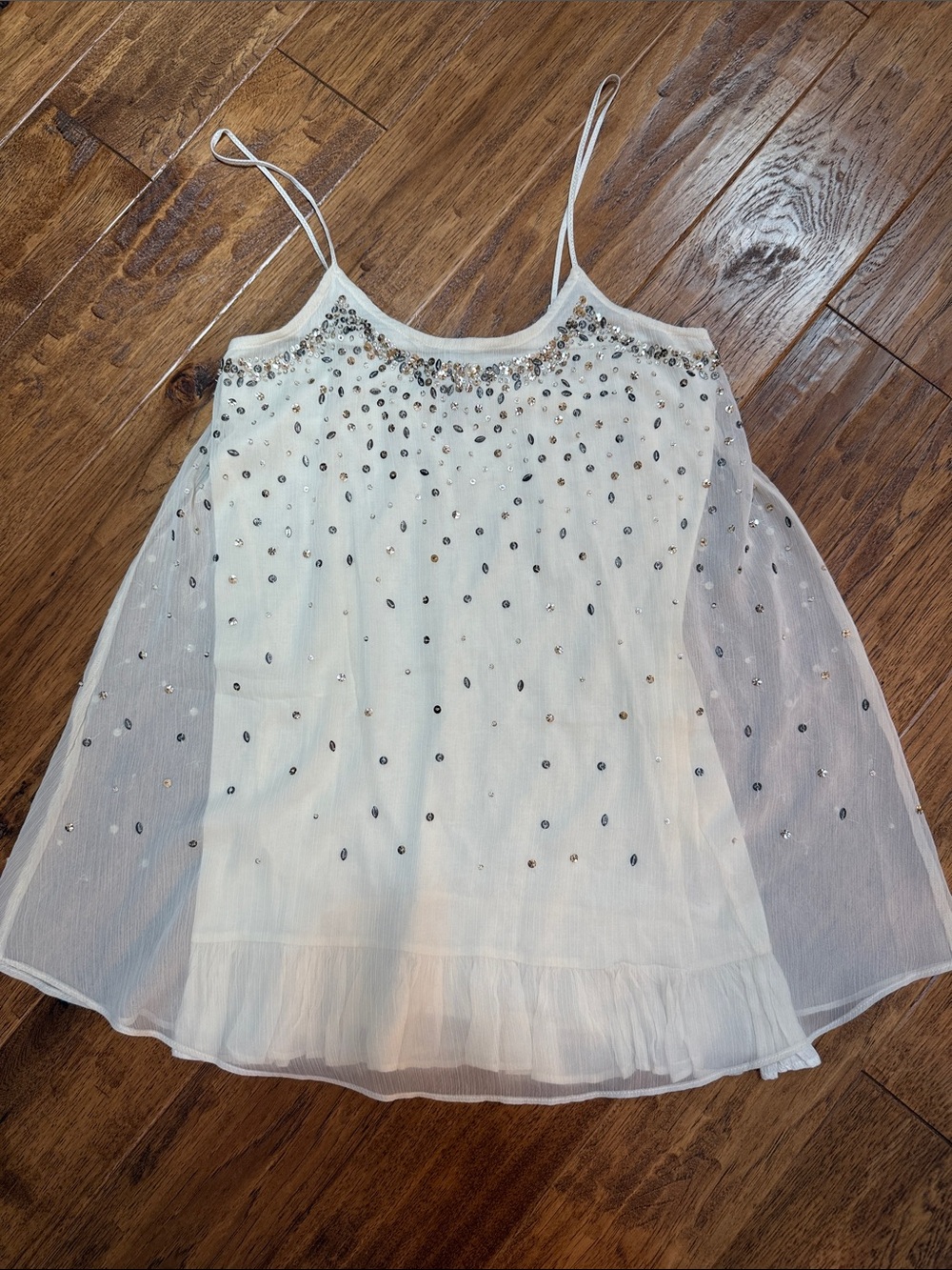 American Eagle Beaded Slip Dress